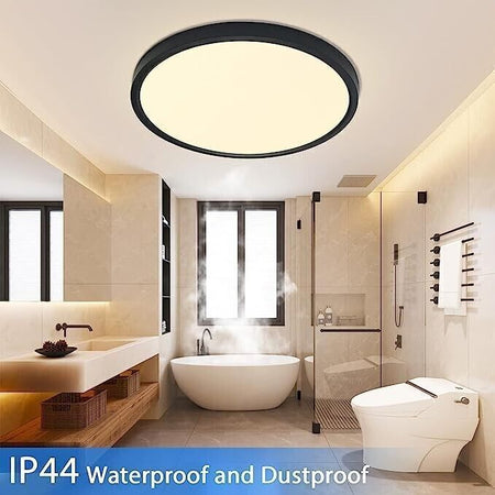 Plafoniera LED da 28W 3000K/4000K/6500K 3CCT Selezionabile, Plafoniera LED 2 pz