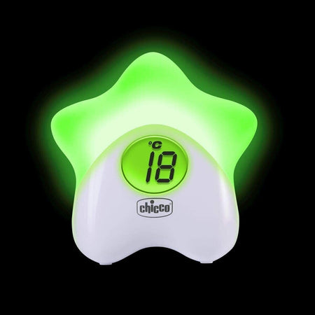 Chicco Luce Termometro Stella, Anti Buio, Bianco, 858 cubic_centimeters, 0.18