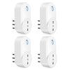 Maxcio Presa Intelligente WiFi, 4 pz Presa Compatibile con Alexa e Google Home