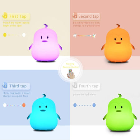 Luce notturna per bambini Luce notturna in silicone Luce notturna in silicone