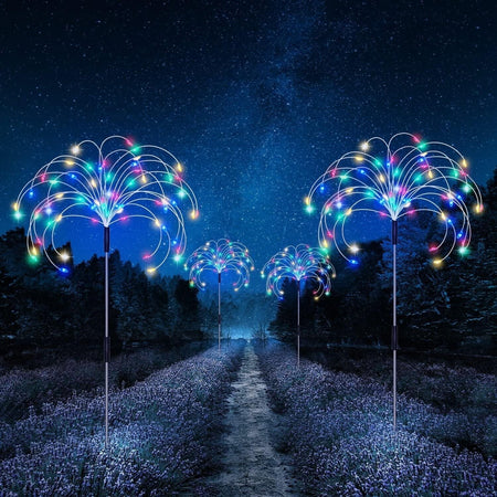 5 Luci solari per Esterni luci solari a LE, fuochi d'artificio, per Esterni