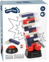 Gioco divertente con torre traballante dinamite in legno Small Foot con blocchi