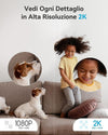 blurams Telecamere Wifi Interne 2K,Videocamera Sorveglianza Interno Wifi