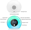 Altoparlante Bluetooth con luce sveglia, Lampada da tavolo Sveglia, Lampada