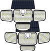 Luci a energia solare, 2 PK 3 teste 286 LED per esterni con sensore di movimento