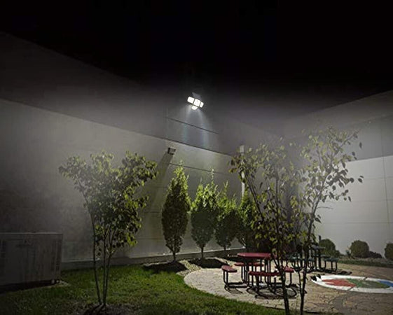 Luci a energia solare, 2 PK 3 teste 286 LED per esterni con sensore di movimento