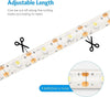 ANDOWL Striscia LED Solare Esterna, Colorati Luci Led Light Strip 5 Metri, Luce