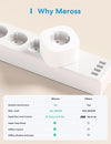Meross Presa Smart WiFi, Presa Intelligente WiFi 16A 3840W, Smart Plug (Type F)