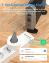 Meross Presa Smart WiFi, Presa Intelligente WiFi 16A 3840W, Smart Plug (Type F)