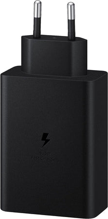 SAMSUNG EP-T6530 Caricabatterie Tre Porte Super Fast Charging Trio (65W), Nero