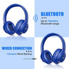 KVIDIO Cuffie Wireless Bluetooth 5.2, 55 ore Vestibilità Comoda Pieghevoli
