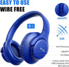 KVIDIO Cuffie Wireless Bluetooth 5.2, 55 ore Vestibilità Comoda Pieghevoli