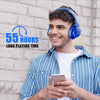 KVIDIO Cuffie Wireless Bluetooth 5.2, 55 ore Vestibilità Comoda Pieghevoli