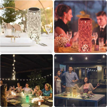Lampada da Tavolo Touch Senza fili ricaricabile, 16 Colori Lampade Led