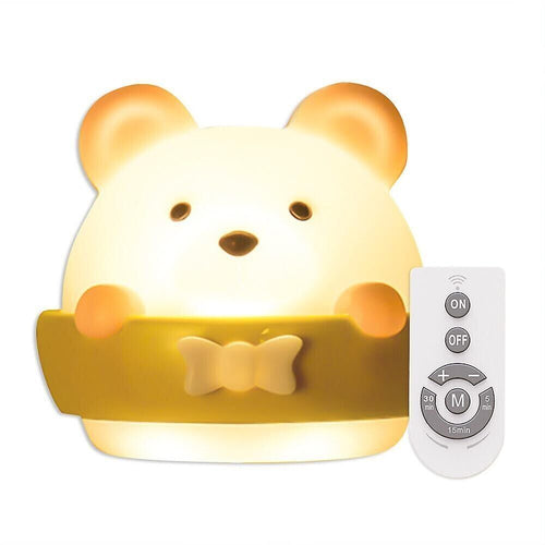 Lampada da comodino a LED da parete per bambini,lampada notturna con telecomando