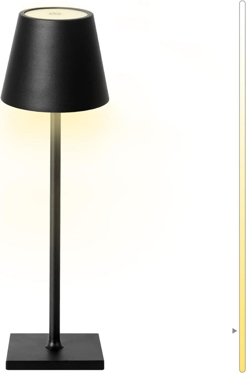 Lampada da Tavolo Senza Fili Ricaricabile, Portatile Lampada Comodino Camera