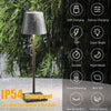 Lampada da Tavolo Senza Fili Ricaricabile, Portatile Lampada Comodino Camera