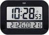 OROLOGIO DIGITALE DA PARETE RADIOCONTROLLATO CON GRANDE DISPLAY 46 CM TREVI nero