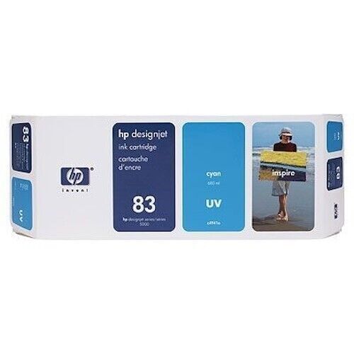 CARTUCCIA HP 83 C4941A (680ML) CIANO - ORIGINALE - HP per Designjet 5000 e 5500