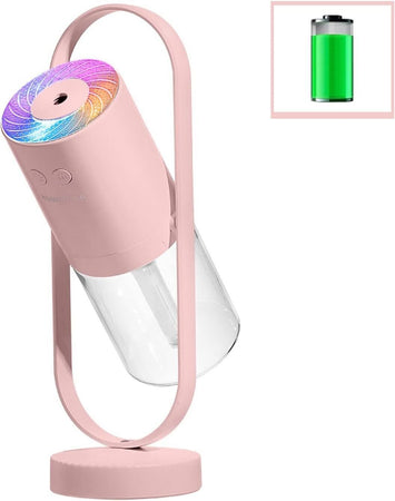 Umidificatore Senza Fili, Mini Purificatore ad Ultrasuoni, Autospegnimento