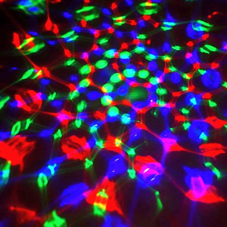 Luci Discoteca 360° Ruotabile con Connettore a Spina di Sicurezza,Palla da Disco