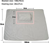 Coperta Calda Alimentata a USB, Scialle 108 x 70 cm Coperta Elettrica per tutto