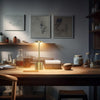 Lampada da tavolo LED senza fili Coinmit dorata, confezione da 2 lampade