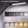 Lampada da scrivania a LED con morsetto, lampada da tavolo con braccio