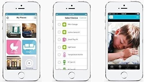 D-Link DCH-100KT Sistema di Sicurezza Domestico, Wi-Fi, HD, Bianco
