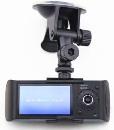 Videocamera DVR per auto con registrazione sincrona R300 con doppia telecamera