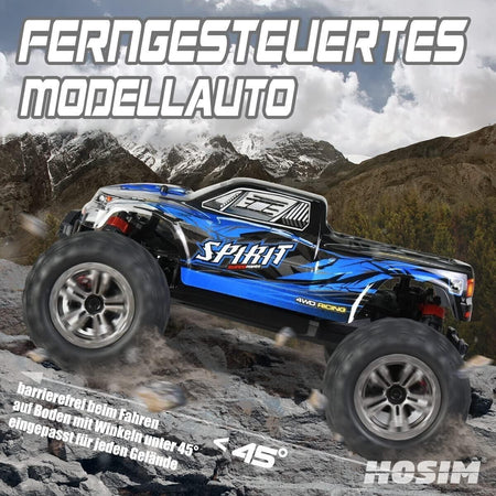 Auto Telecomandata in Scala 1:16, Monster Truck Radiocomandato 40+ km/h, Regalo
