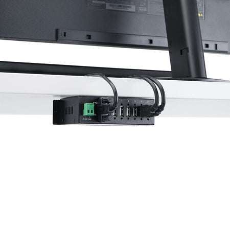StarTech Hub USB 2.0 a 7 porte, Hub USB-A industriale in metallo con protezione