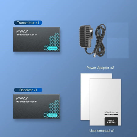 Extender HDMI su IP 150m/492ft 150m Trasmissione Tramite Cavo di Rete Cat5e