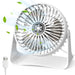 Ventilatore USB, Mini USB Ventilatore Silenzioso, Regolabile 3 Velocità