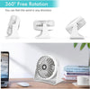 Ventilatore USB, Mini USB Ventilatore Silenzioso, Regolabile 3 Velocità