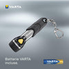 Day Light Key Chain Light con anello portachiavi (incl. 1x batteria AAA Longlife