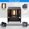 4 Pezzi Applique da Parete Interno/Esterno 10W LED Moderno Lampada da Parete