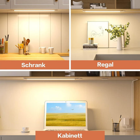 Lampada Sottopensile Cucina Led Con Sensore Senza Contatto, Ultrasottile