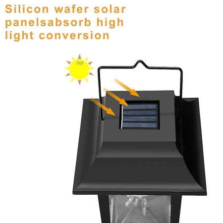 Lanterna solare 3W Bianco Caldo IP65 LED Lanterna Decorazione Esterna Luce