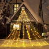 Decorazioni Natalizie Luci Stellari per Esterno, 317 LED 10 Piedi X 9 Luci