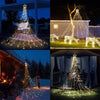 Decorazioni Natalizie Luci Stellari per Esterno, 317 LED 10 Piedi X 9 Luci
