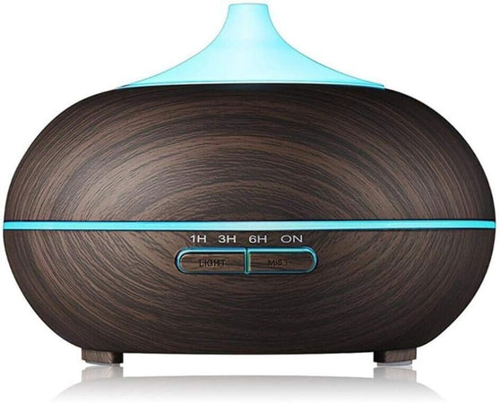 Diffusore di olio essenziale per aromaterapia con venature del legno 400ml