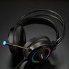DeyHua RGB Cuffie da gioco per PC PS4 con microfono flessibile HD Cuffie da 3,5