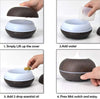 Diffusore di olio essenziale per aromaterapia con venature del legno 400ml
