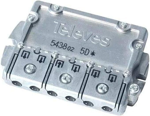 DERIVATORE EASYF 6VIE 2400MHZ 11/14DB CON PASSAGGIO BY PASS 3pz