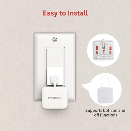 SwitchBot Interrutore Robot Intelligente, Controllo APP Bluetooth o Timer