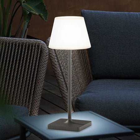 Lampada da tavolo senza fili ricaricabile, LED Eye-Protect, Corpo in Alluminio