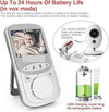 BABY MONITOR, SENZA FILI, VB 605, RICARICABILE, FULL HD, 2,4, VISIONE NOTTURNA