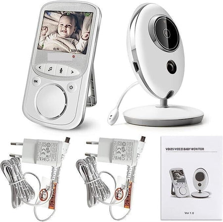 BABY MONITOR, SENZA FILI, VB 605, RICARICABILE, FULL HD, 2,4", VISIONE NOTTURNA