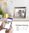 Cornice digitale WiFi da 10 pollici, supporto magnetico regolabile, display HD